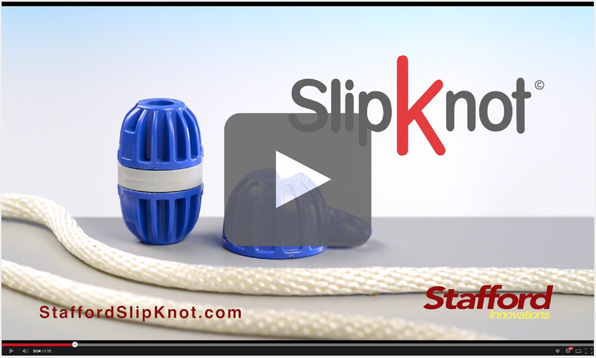ADJUSTABLE ROPE STOP VIDEO DEMONSTRATES ATTACHMENT FEATURE Venmark