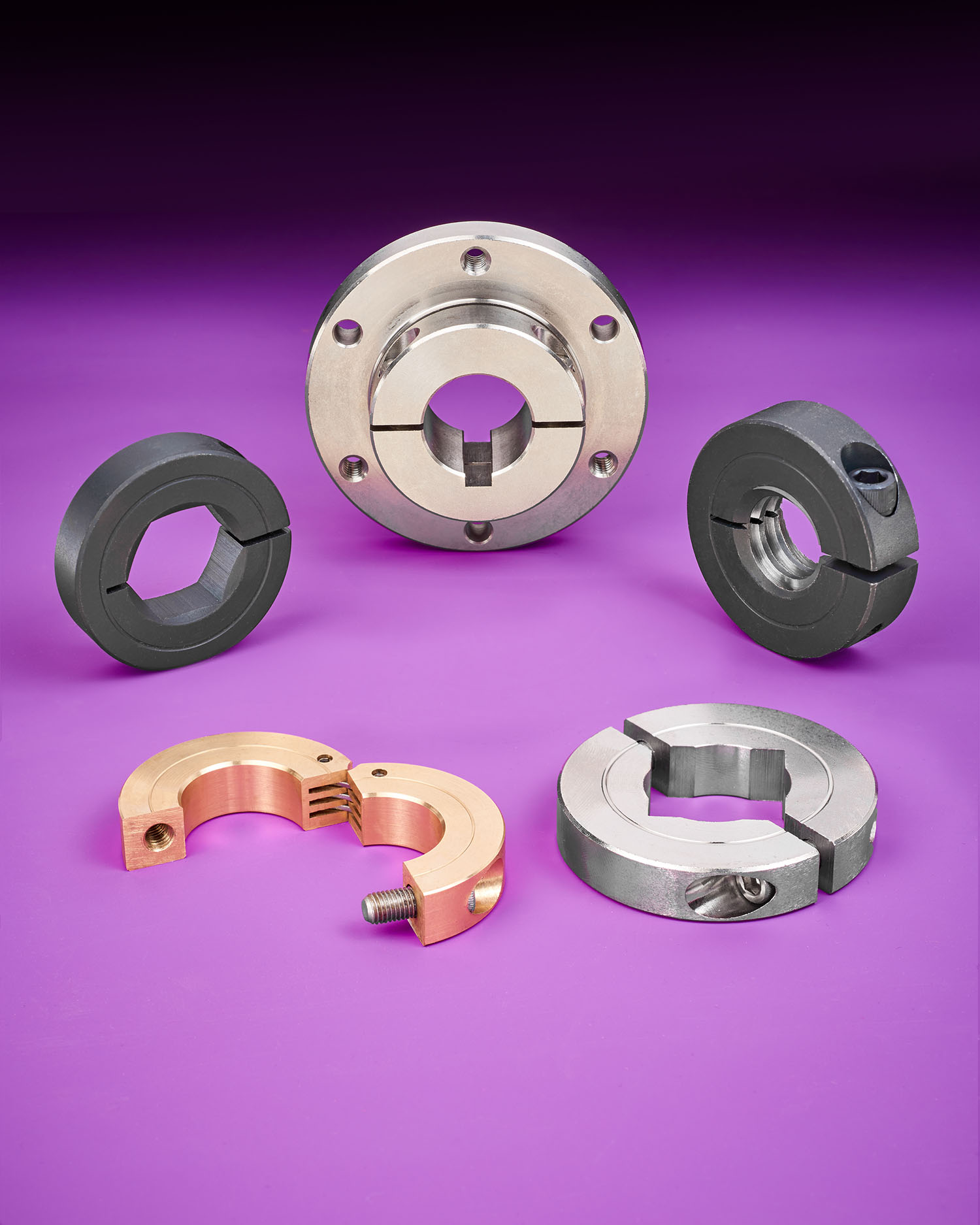 STANDARD SHAFT COLLARS FEATURE CHOICE OF BORE STYLES Venmark
