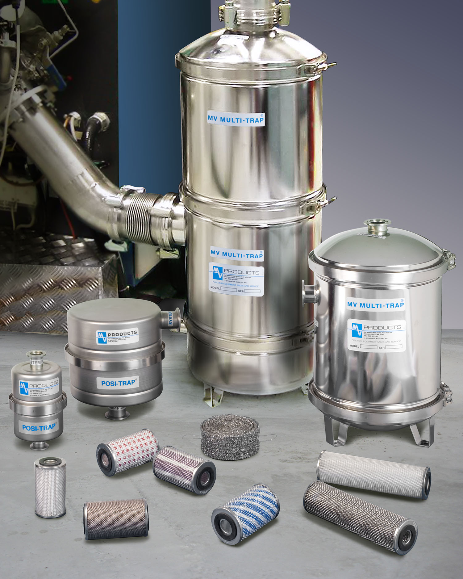 VACUUM PUMP INLET TRAPS CUSTOMIZED BY USERS FOR ALD PROCESSES Venmark